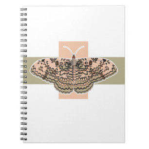Carnet Papillon rose