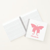 Carnet Papillon rose (Intérieur)