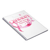 Carnet Papillon rose Je suis un survivant Cancer du sein (Côté Droit)