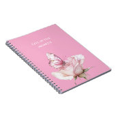 Carnet Papillon Rose Pink (Côté Droit)