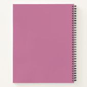 Carnet Papillon rose profond Zinnia (Dos)