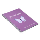 Carnet Papillon rose rester en cours et autres rappels (Côté Droit)