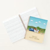 Carnet Papillon Rouge Et Blanc Avec Équipement D'Agilité (Intérieur)