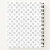 Carnet Papillon Rouge Et Blanc Cut Chien Avec Texte Perso (Dos)