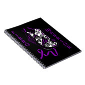 Carnet Papillon/Ruban...Fibro (Côté Droit)