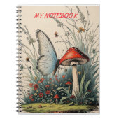 Carnet Papillon sous la Fleur (Devant)