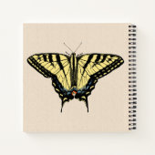 Carnet Papillon Southwestern jaune Swallowtail (Dos)