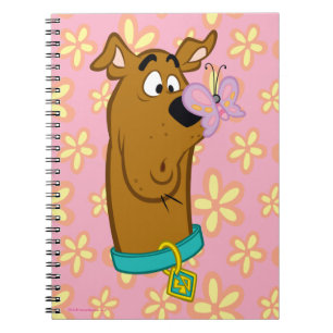 Carnet Papillon sur le nez de Scooby-Doo