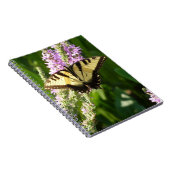 Carnet Papillon Swallowtail sur Fleurs sauvages pourpres (Côté Droit)