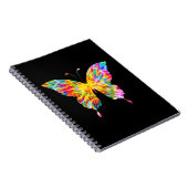 CARNET PAPILLON TEINTÉ (Côté Droit)