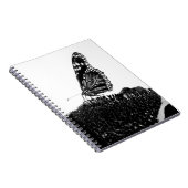 Carnet papillon timide blacq (Côté Droit)