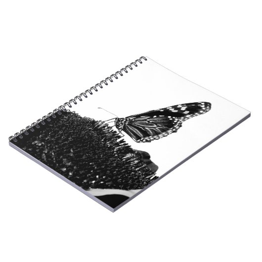 Carnet papillon timide blacq (Côté gauche)