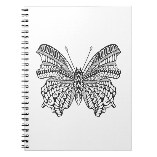 Carnet Papillon tropical inspiré (Devant)