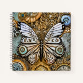 Carnet Papillon vapeur (Devant)