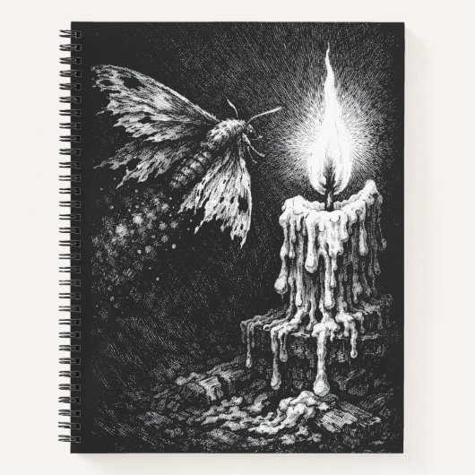 Carnet Papillon vers la Flamme — par BurnsInHell (Devant)