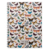 Carnet Papillon vintage esthétique (Devant)