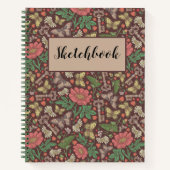 Carnet Papillon Vintage victorien Old Keys Sketchbook (Devant)