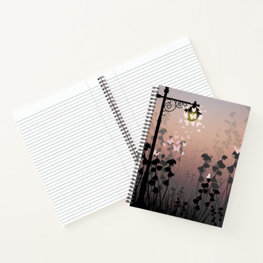 Carnet Papillons à Dusk - Dreamtern Lantern Meadow Art (Intérieur)