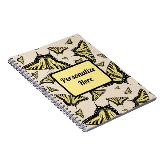 Carnet Papillons à queue jaune du sud-ouest partout (Côté Droit)