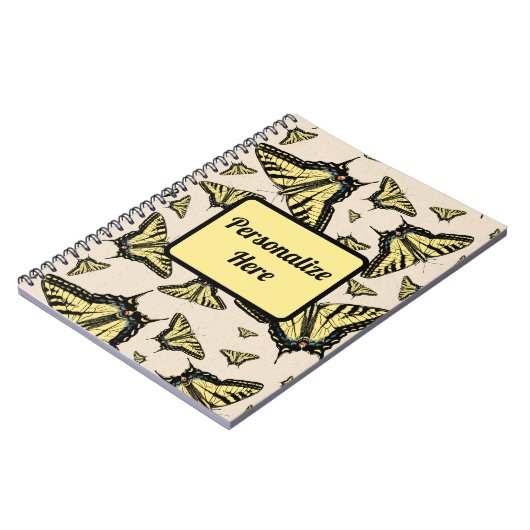 Carnet Papillons à queue jaune du sud-ouest partout (Côté gauche)
