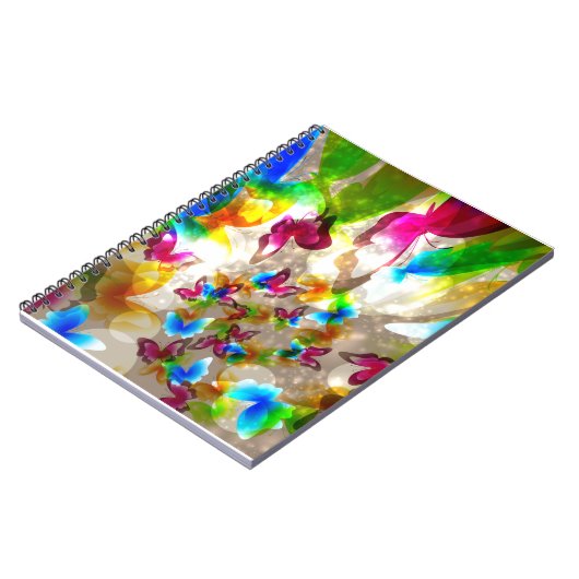 Carnet Papillons Abstraits (Côté gauche)