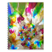 Carnet Papillons Abstraits (Devant)