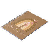 Carnet Papillons arc-en-ciel Script Enseignants Nom Carne (Côté gauche)