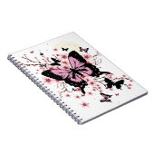 Carnet Papillons aux fleurs de cerisier (Côté Droit)