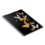 Carnet Papillons blancs et dorés (Côté Droit)