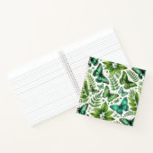 Carnet Papillons Bleu-Vert (Intérieur)