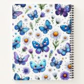 Carnet Papillons bleus (Dos)