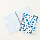 Carnet Papillons bleus mignons (Intérieur)