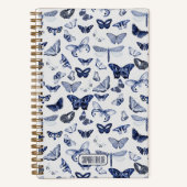 Carnet Papillons bleus vintages (Recto)