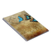 Carnet Papillons bleus vintages (Côté Droit)