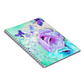 Carnet Papillons, Bokeh et Fleurs (Côté Droit)
