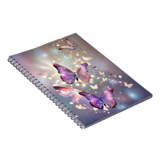 Carnet Papillons brillants (Côté Droit)