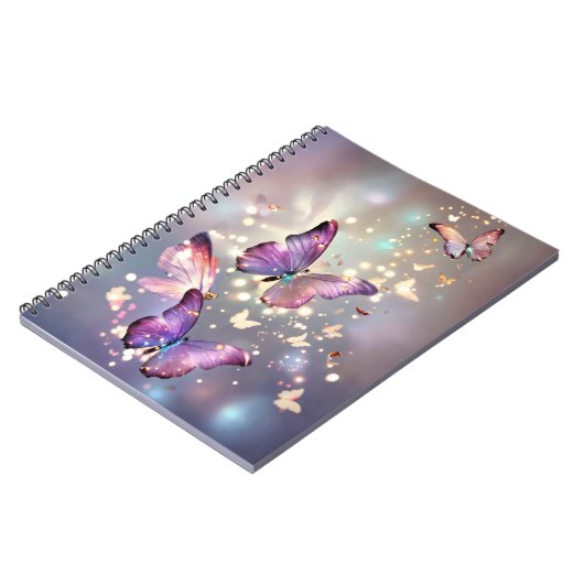 Carnet Papillons brillants (Côté gauche)