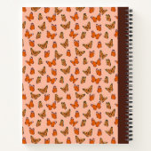 Carnet papillons Composition spirale (Dos)