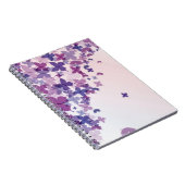 Carnet papillons dans les tons violets (Côté Droit)