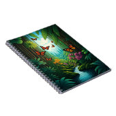 Carnet Papillons dans une jungle luxuriante (Côté Droit)
