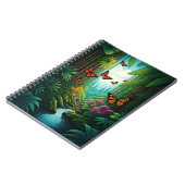 Carnet Papillons dans une jungle luxuriante (Côté gauche)