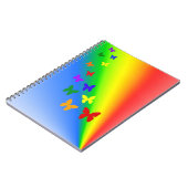 Carnet Papillons d'arc-en-ciel (Côté gauche)
