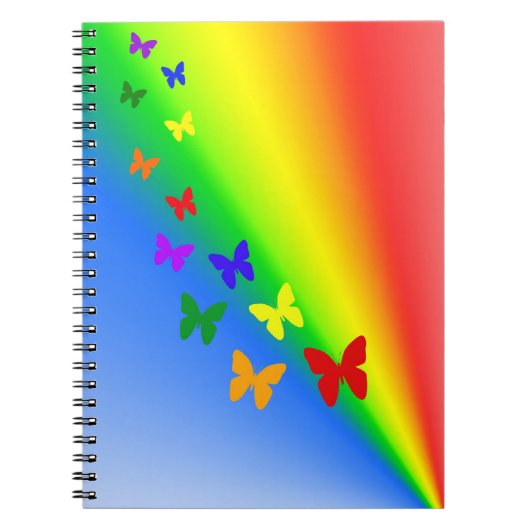 Carnet Papillons d'arc-en-ciel (Devant)