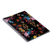 Carnet Papillons de jardin fleuris Style Liberty (Côté Droit)