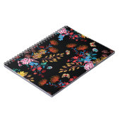 Carnet Papillons de jardin fleuris Style Liberty (Côté gauche)