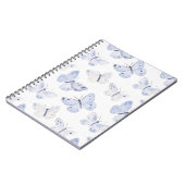 Carnet Papillons de lavande violette (Côté gauche)