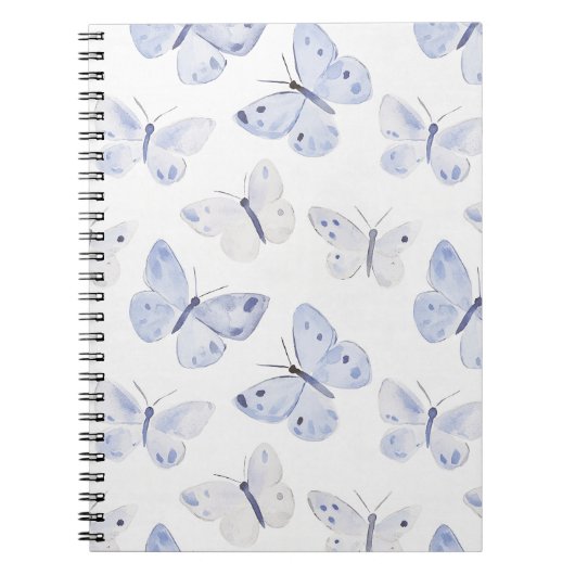 Carnet Papillons de lavande violette (Devant)