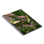 Carnet Papillons de machaon de tigre sur l'mauvaise herbe (Côté Droit)