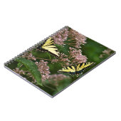 Carnet Papillons de machaon de tigre sur l'mauvaise herbe (Côté gauche)