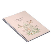 Carnet Papillons de pêche Cage Florale (Côté Droit)